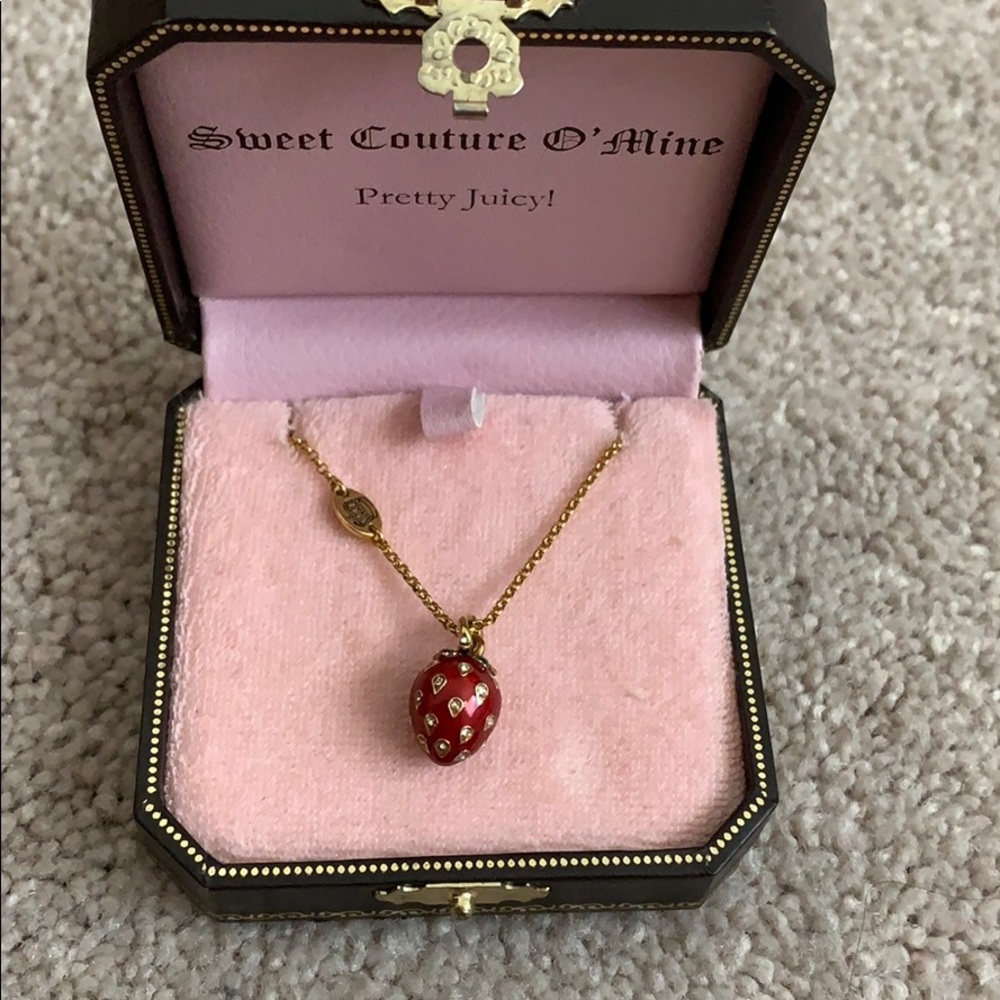 Juicy Couture Gold Strawberry Necklace